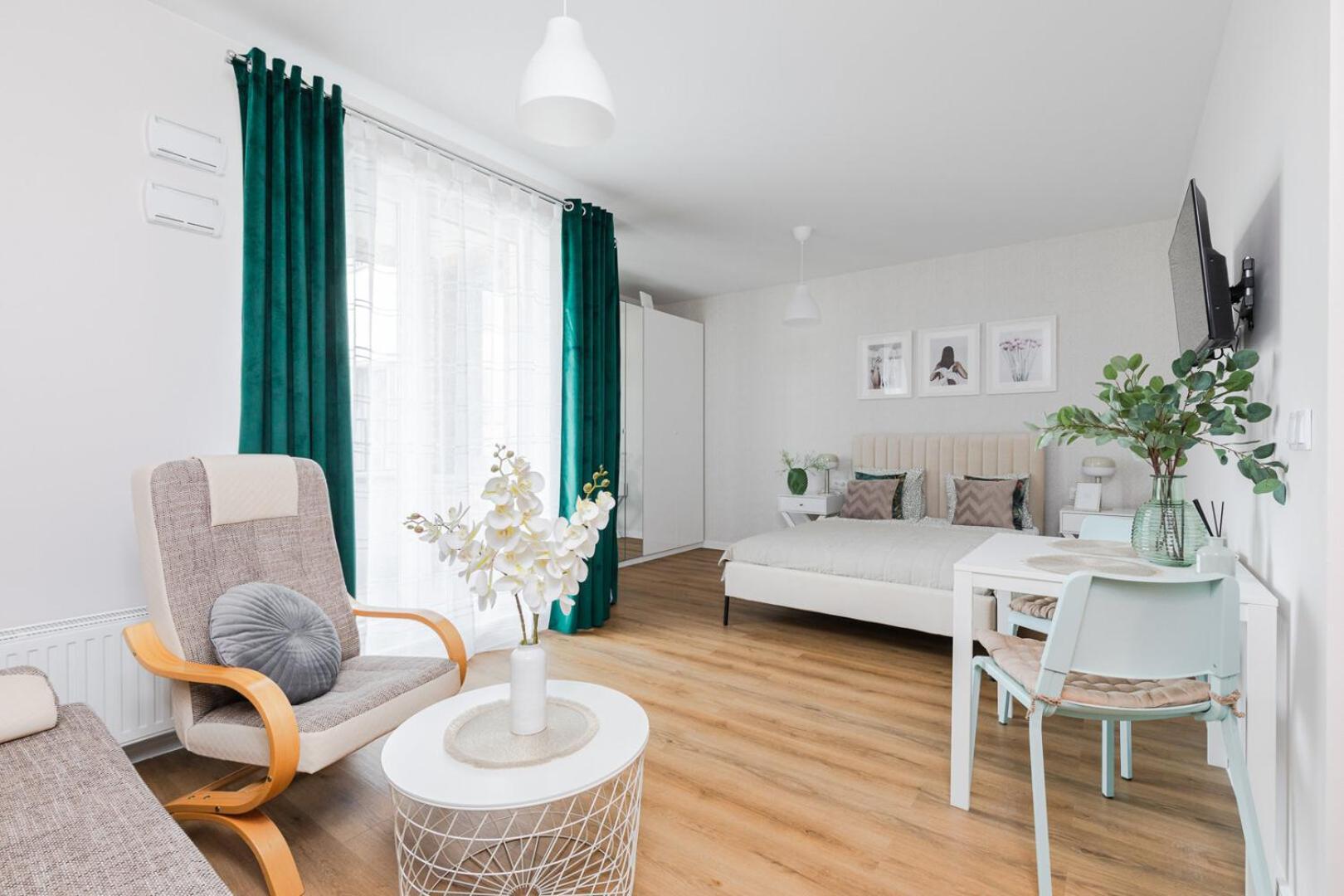 Superapart Wilenska Studio Z Parkingiem Warschau Kamer foto