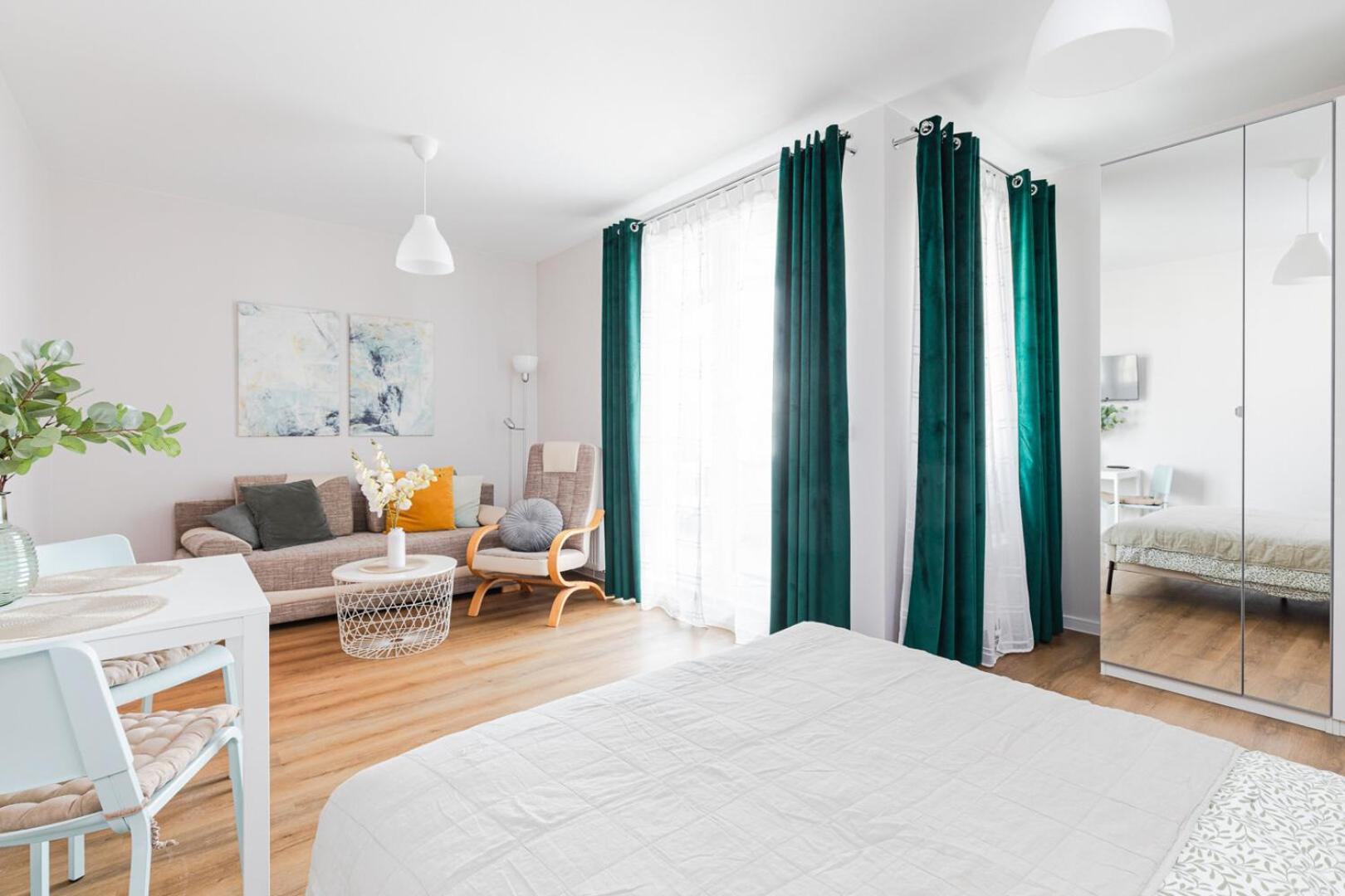 Superapart Wilenska Studio Z Parkingiem Warschau Kamer foto